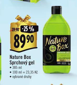 Albert Nature box sprchový gel nabídka