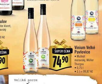 Albert Vinium velké pavlovice nabídka
