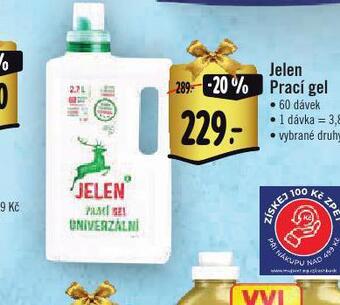 Albert Jelen prací gel nabídka