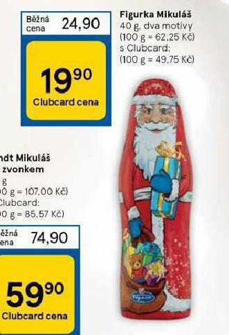 Tesco Figurka mikuláš nabídka