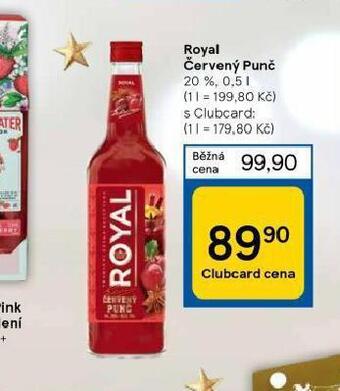 Tesco Royal červený punč nabídka