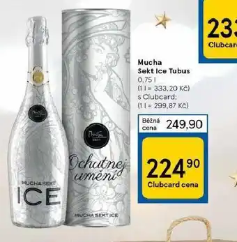 Tesco Mucha sekt ice tubus nabídka