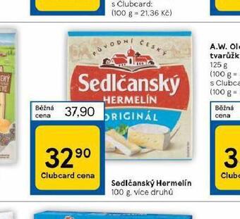 Tesco Sedlčanský hermelín nabídka