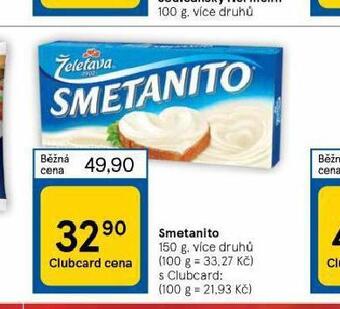 Tesco Želetava smetanito nabídka
