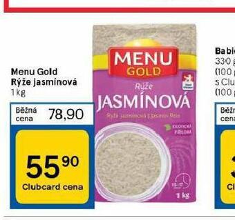 Tesco Menu gold rýže jasmínová nabídka