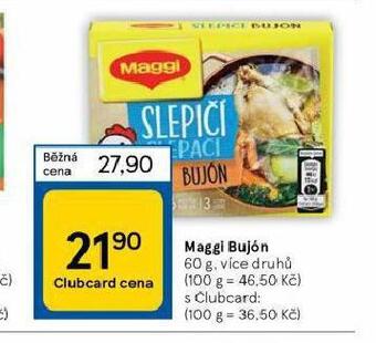 Tesco Maggi bujón nabídka