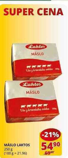 Flop Máslo laktos 250 g nabídka