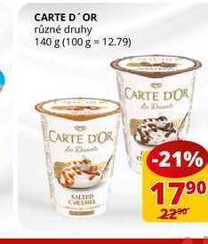 Flop Carte d'or různé druhy 140 g nabídka