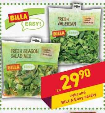 Billa Billa easy saláty nabídka
