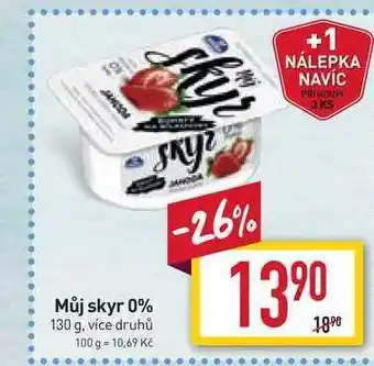Billa Thi's můj skyr 0% 130 g nabídka