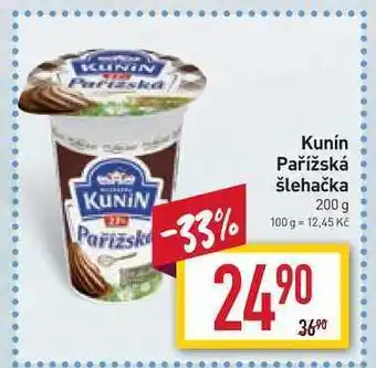 Billa Kunín pařížská šlehačka 200 g nabídka