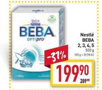 Billa Nestlé beba 2, 3, 4, 5 500 g nabídka