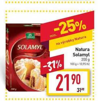 Billa Natura solamyl 200 g nabídka