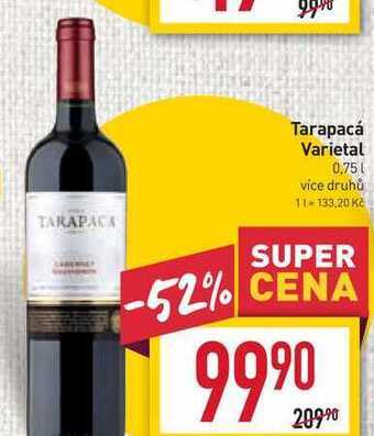 Billa Tarapacá varietal 0,75l nabídka