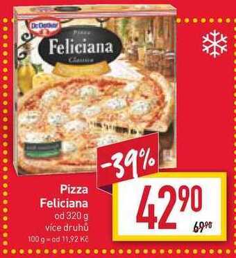 Billa Pizza feliciana od 320 g nabídka