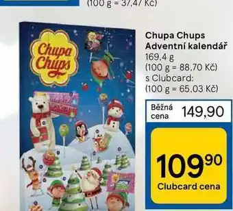 Tesco Chupa chups adventní kalendář 169,4 g nabídka
