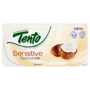 Tesco Tento sensitive coconut milk toaletní papír 8 rolí nabídka