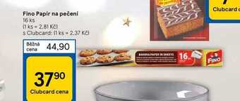 Tesco Fino papír na pečení 16 ks nabídka