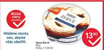 Tesco Tesco žervé 80 g nabídka