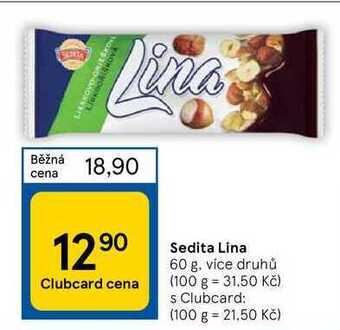 Tesco Sedita lina 60 g nabídka