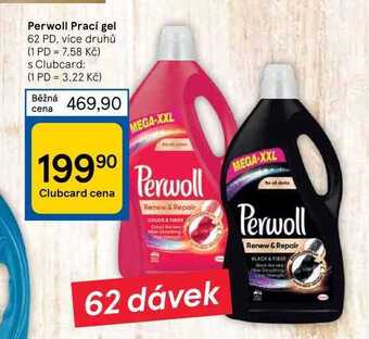 Tesco Perwoll prací gel 62 pd nabídka
