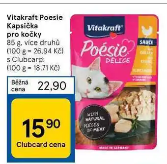 Tesco Vitakraft poesie kapsička pro kočky 85 g nabídka