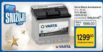 Tesco Varta black autobaterie nabídka