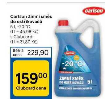 Tesco Carlson zimní směs do ostřikovačů 5 l nabídka