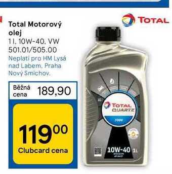 Tesco Total motorový olej 1 l nabídka