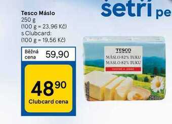 Tesco Tesco máslo 250 g nabídka