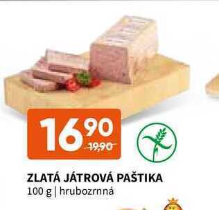 Terno Zlatá játrová paštika 100 g nabídka