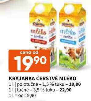 Terno Krajanka čerstvé mléko 1 l nabídka
