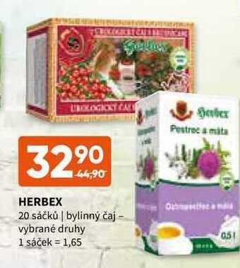 Terno Herbex 20 sáčků | bylinný čaj nabídka