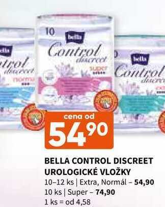 Terno Bella control discreet urologické vložky 10-12 ks nabídka
