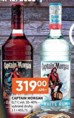 Terno Captain morgan 0,7 l nabídka