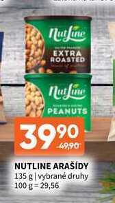 Terno Nutline arašídy 135 g nabídka