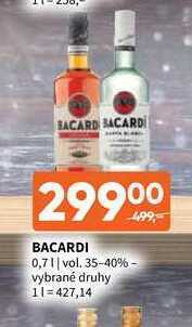 Bacardi 0,7 l