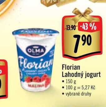 Albert Florian lahodný jogurt • 150 g nabídka