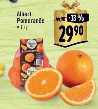 Albert Albert pomeranče • 1 kg nabídka