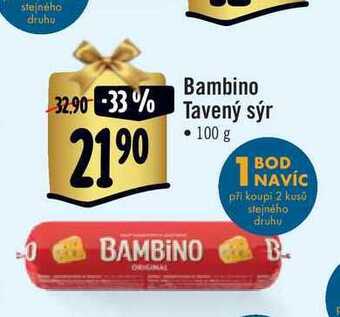 Albert Bambino tavený sýr  100 g nabídka
