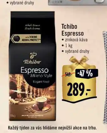 Albert Tchibo espresso 1 kg nabídka