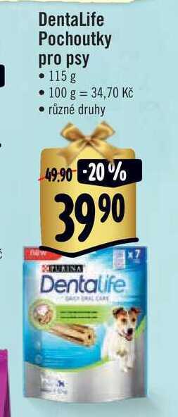 Albert Dentalife pochoutky pro psy • 115 g nabídka