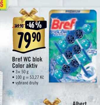 Albert Bref wc blok color aktiv • 3x 50 g nabídka