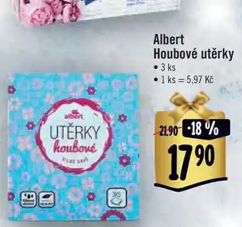 Albert Albert houbové utěrky • 3 ks nabídka