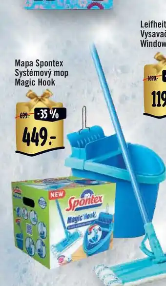 Albert Mapa spontex systémový mop magic hook nabídka