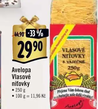 Albert Avelopa vlasové niťovky • 250 g nabídka