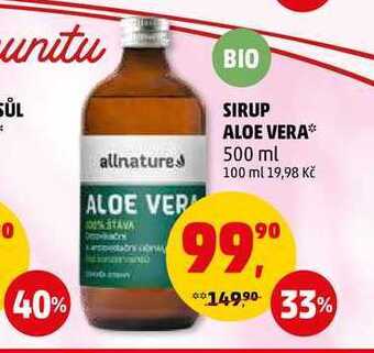 Penny Market Sirup aloe vera, 500 ml nabídka