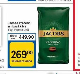 Tesco Jacobs pražená zrnková káva nabídka