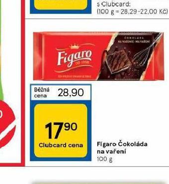 Tesco Figaro čokoláda na vaření nabídka