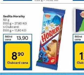 Tesco Sedita horalky nabídka
